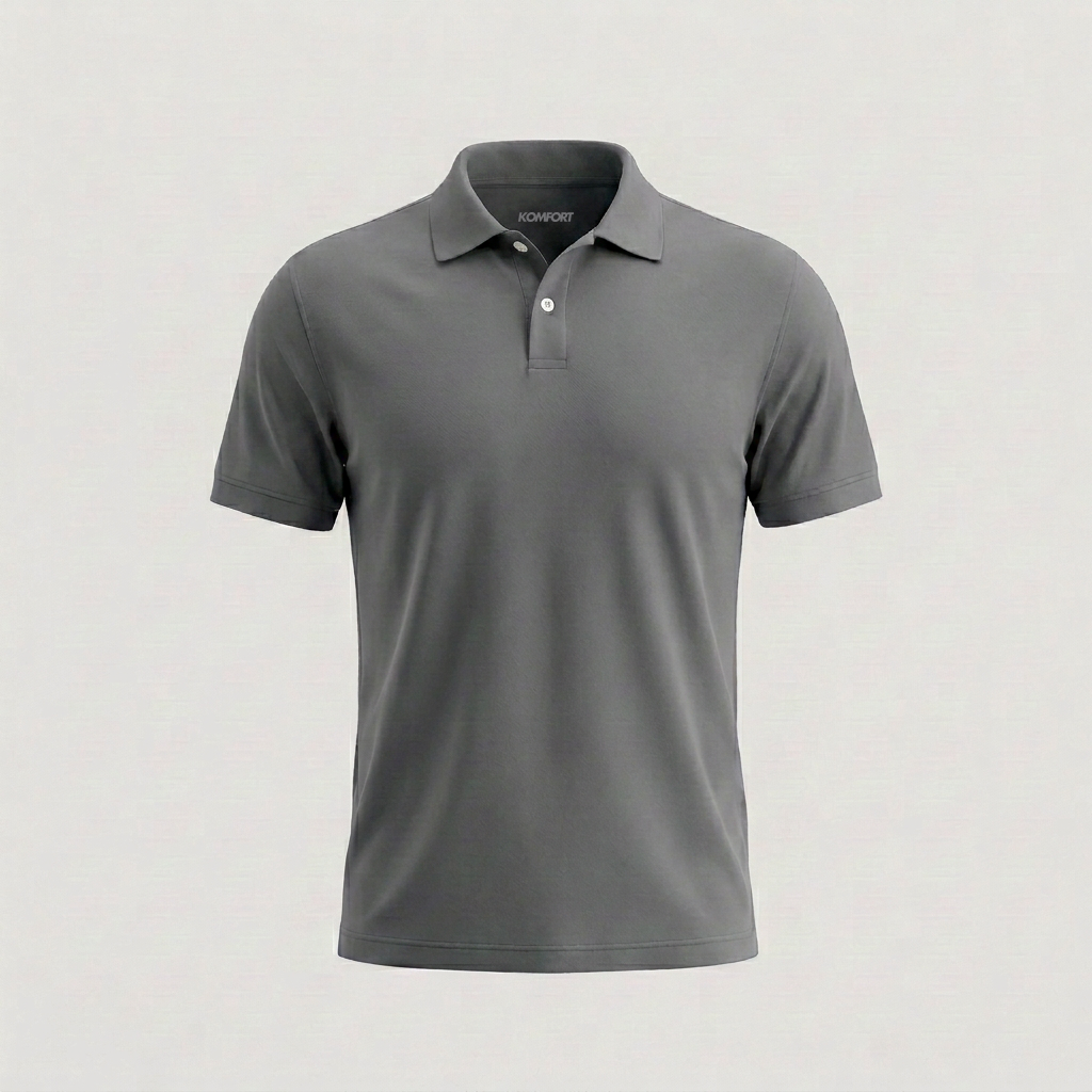 O Polo Perfeito Komfort em cinzento