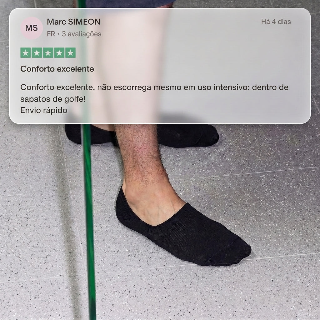Meias invisíveis Komfort: vantagens