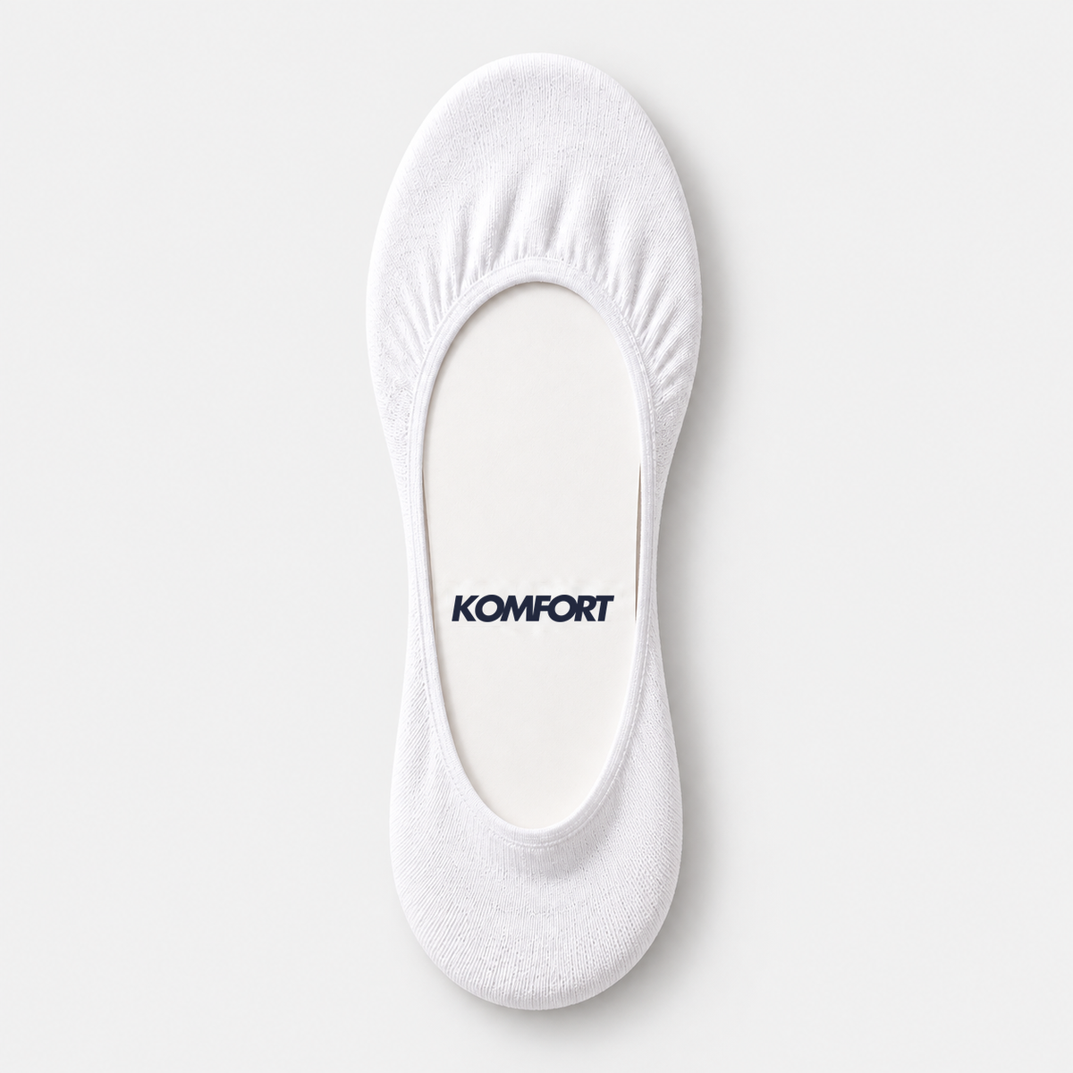 Meias invisíveis para sabrinas Komfort em branco